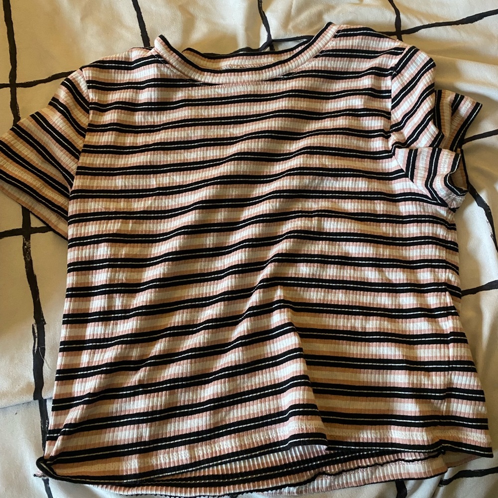 Striped Crop Top